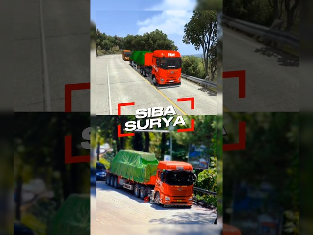 Bussid VS Real Life truk faw siba surya #sharcut_tm  #trukoleng #bussid