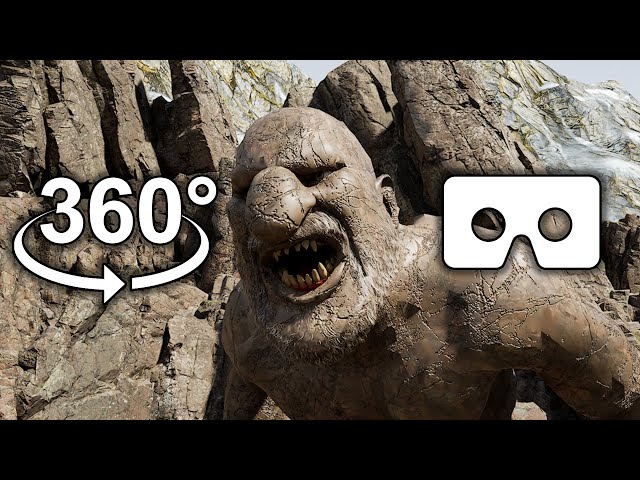 Mountain troll - 360 VR Video