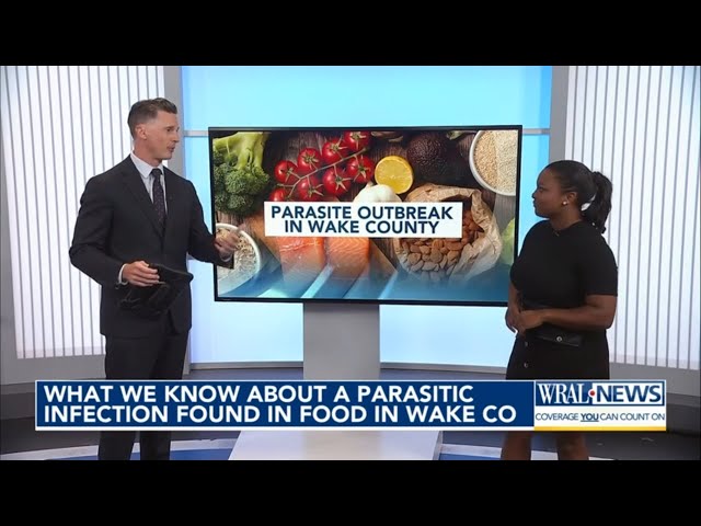 What is the parasite, food-borne illness spreading in North Carolina?