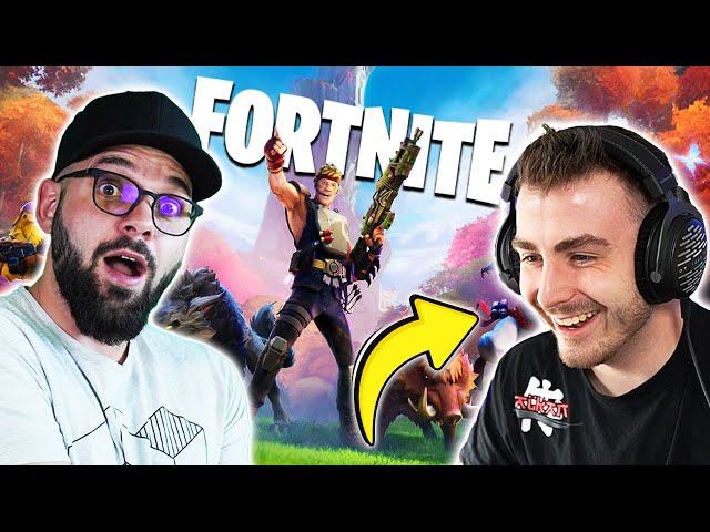 ALKAN MĚ UČÍ HRÁT FORTNITE!