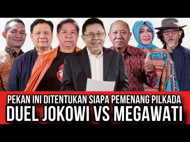 PEKAN INI DITENTUKAN SIAPA PEMENANG PILKADA. DUEL JOKOWI VERSUS MEGAWATI