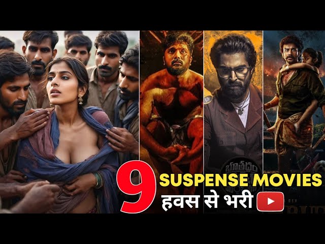 Top 9 South Indian Crime Thriller Movies Hindi On YouTube & OTT  || @filmy-talks ||