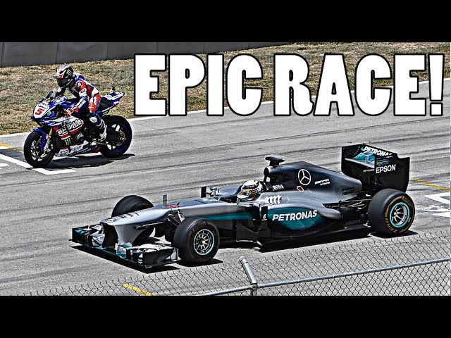 LEWIS HAMILTON: F1 CAR vs YAMAHA R1M SUPERBIKE!!