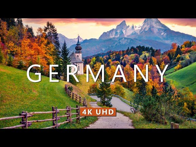 4K Drone Footage - Bird's Eye View of Germany, Europe - Relaxation Film with Calming Music