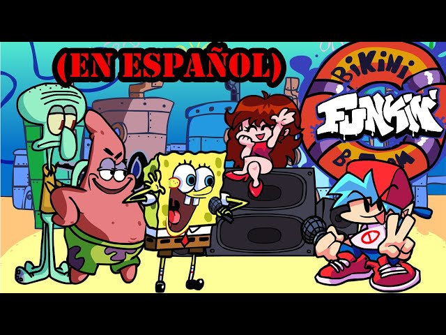 RAPEANDO EN FONDO DE BIKINI!! (Bikini Bottom Funkin: VS Patricio, Bob Esponja y Calamardo) - FNF MOD