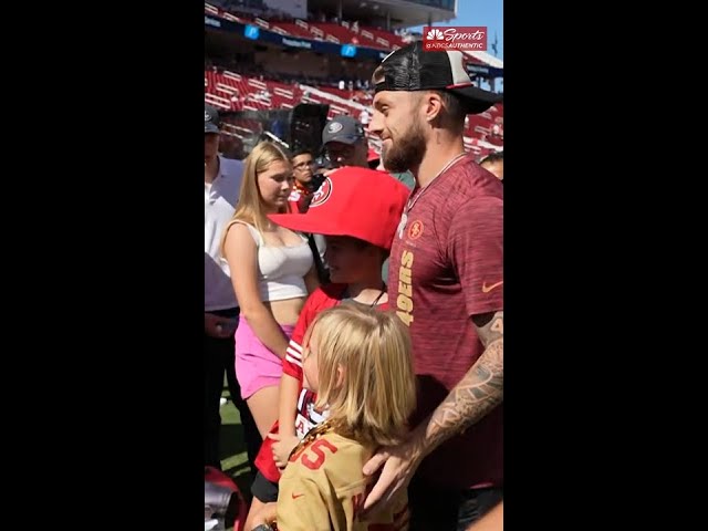 Ricky Pearsall meets some 49ers fans pregame 🥹 | NBC Sports Bay Area