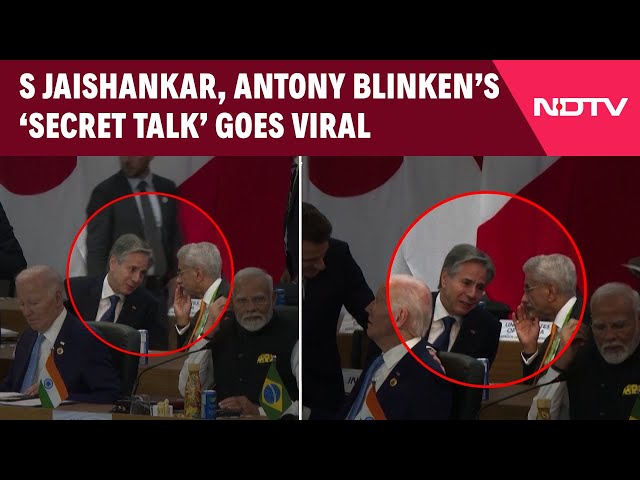 G20 Summit 2024 | US Secretary Of State Antony Blinken, EAM S Jaishankar's ‘Secret Talk’ Goes Viral