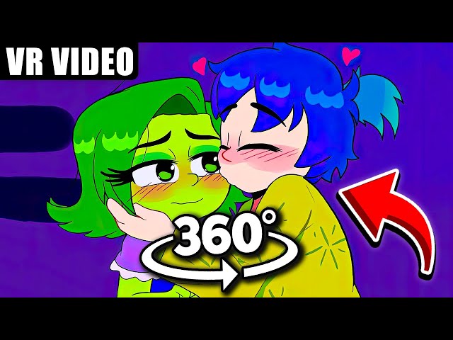 360º VR Joy x Disgust Secret Affair | Inside Out 2 Comic Dub 😱