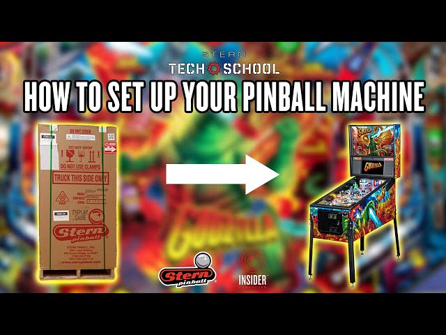 Stern Tech School: How To Set Up Your New Stern Pinball Machine