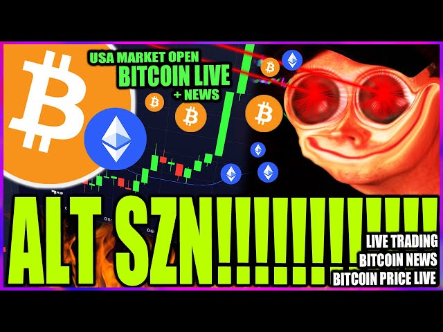 ALERT 🚨 BITCOIN PRICE LIVE - ETHEREUM PRICE LIVE - ALTCOIN SEASON BEGINS - CRYPTO NEWS