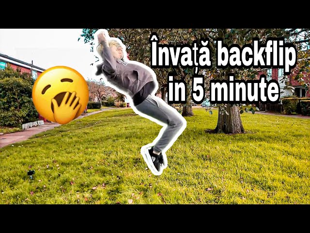 Learn How to Backflip in 5 Minutes 🥱 | Tutorial Back flip