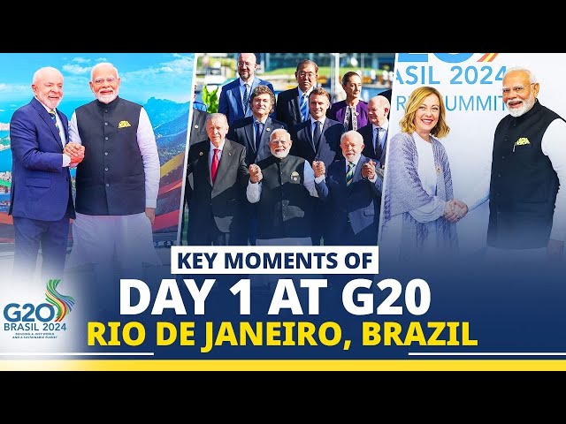 Day 1 of an ACTION-PACKED G20 Summit in Rio de Janeiro, Brazil