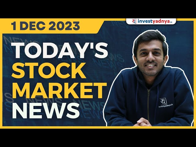 Today's Stock Market News - 01/12/2023 | Aaj ki Taaza Khabar