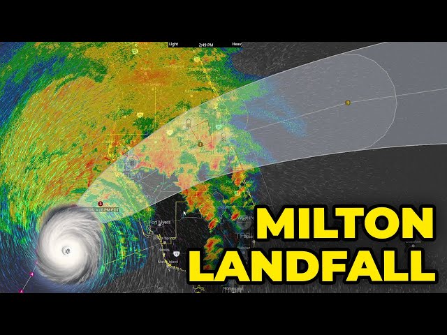 Major Hurricane Milton Landfall LIVE