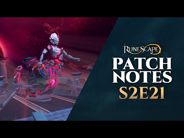 RuneScape Patch Notes #S2E21 | 30th September 2024