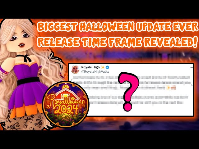 The Biggest Halloween Update Ever Release Time Frame Was Revealed Royale High