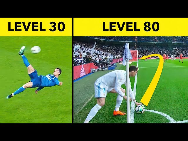 Cristiano Ronaldo Goals Level 1 to Level 100