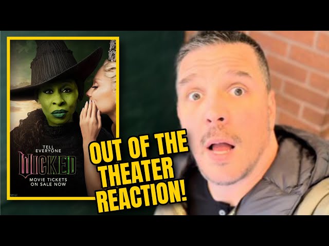 Wicked Out Of The Theater Reaction!