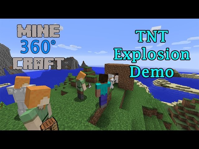 TNT Explosion Demo | Minecraft 360 Degrees