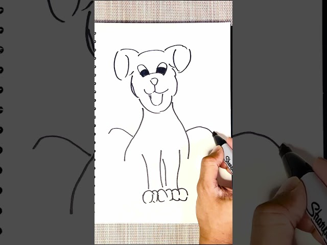 How to draw a DOG | Step By Step | Easy to Draw