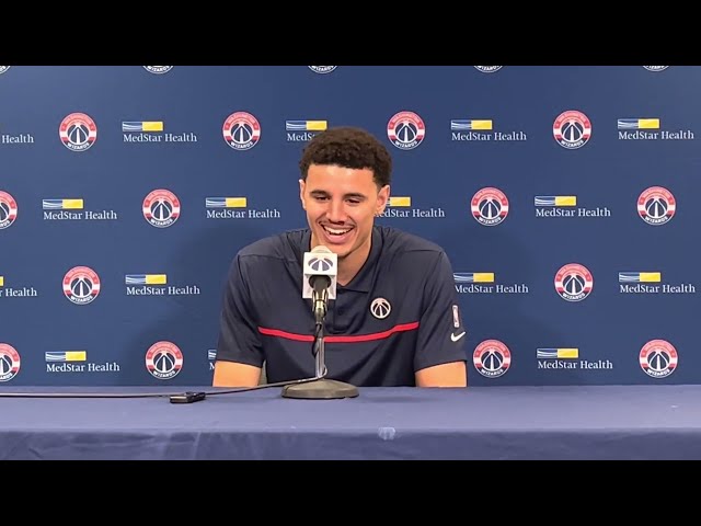 Washington Wizards first round pick Johnny Davis introductory press conference