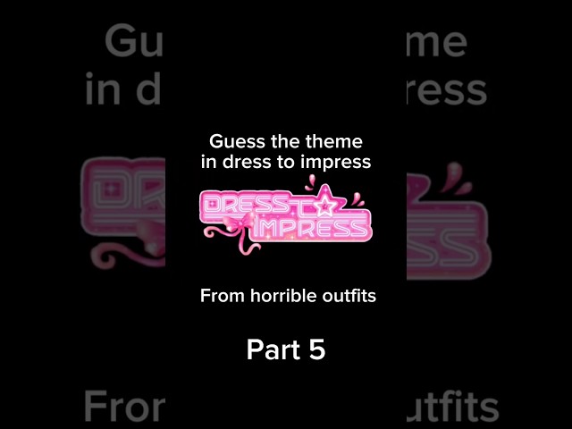 Guess the theme in dress to impress pt. 5 #dti #dresstoimpress #dresstoimpressroblox #roblox