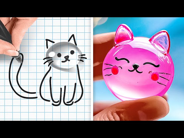 CUTE ART IDEAS 😻 SATISFYING & EASY CRAFTWORK