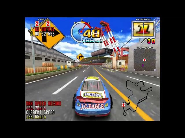 Daytona USA 2 Expert Course Easy Car