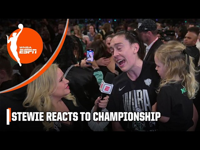 Stewie shares what it means to bring a CHAMPIONSHIP TO HER HOMETOWN OF NEW YORK 🗽 | WNBA on ESPN