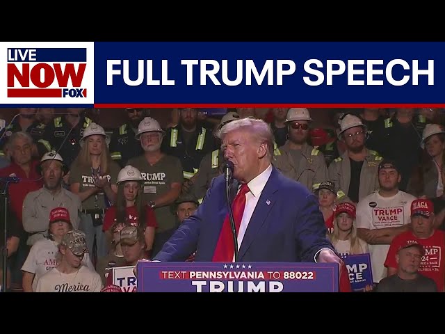 FULL SPEECH: Trump holds rally in Pennsylvania | LiveNOW from FOX