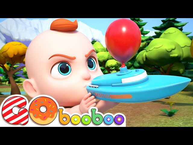 Balloon Boat Race Song | GoBooBoo Kids Songs & Nursery Rhymes