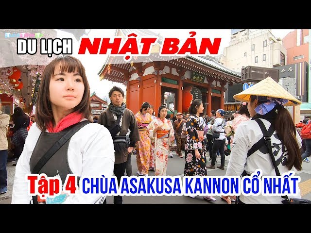 Khám phá Chùa Asakusa Kannon cổ linh thiêng nhất tại Tokyo | DU LỊCH NHẬT BẢN