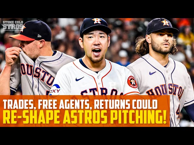 Astros free agents, trade reports, and returns that could re-shape Houston’s pitching