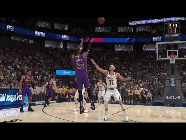 NBA 2K25 Lebron James Highlights Lakers Vs Nuggets Next Gen PS5