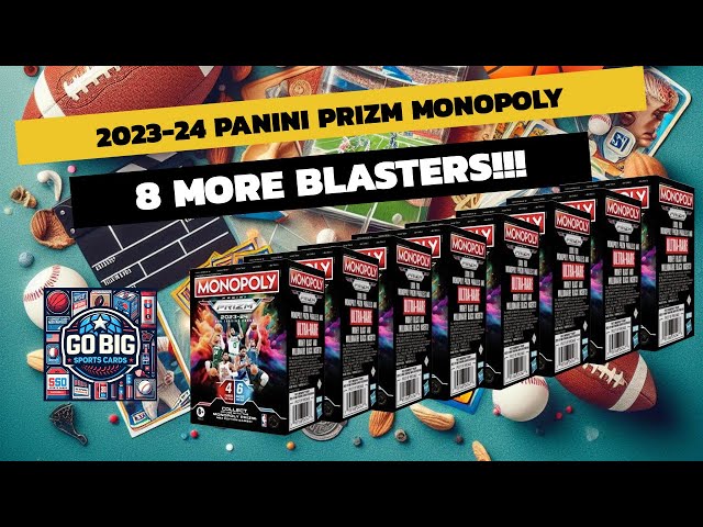 Basketball Card Bonanza: Cracking Open 8 Monopoly Prizm Blasters!