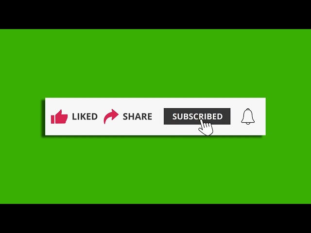 Subscribe Button Green Screen No Copyright | Green Screen Subscribe Button |👉 No Copyright Subscribe