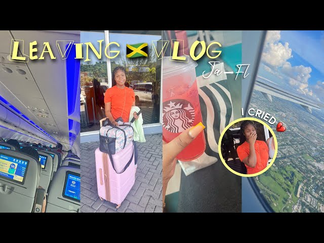 I’M LEAVING JAMAICA: pack with me + grwm + travel vlog | I cried💔