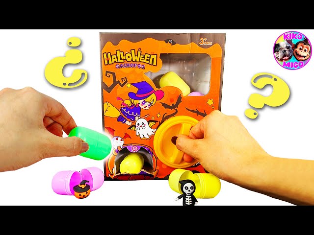 🎃  HUEVOS SORPRESA de HALLOWEEN  💀  con JUGUETES en MINIATURA 👻