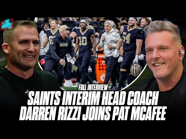 Interim HC Rizzi Breaks Down Post Game "Injury," Leading Saints To Victory, & Clogging Toilets