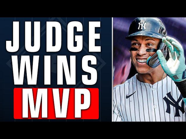 BREAKING: Aaron Judge wins 2nd AL MVP Award