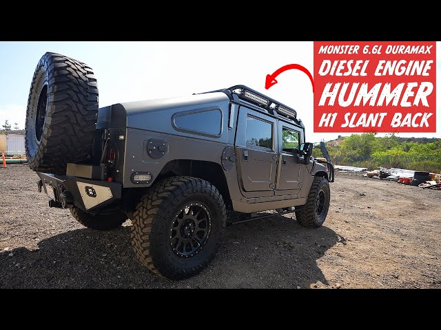 MONSTER 6.6L Duramax Hummer H1 Slant Back