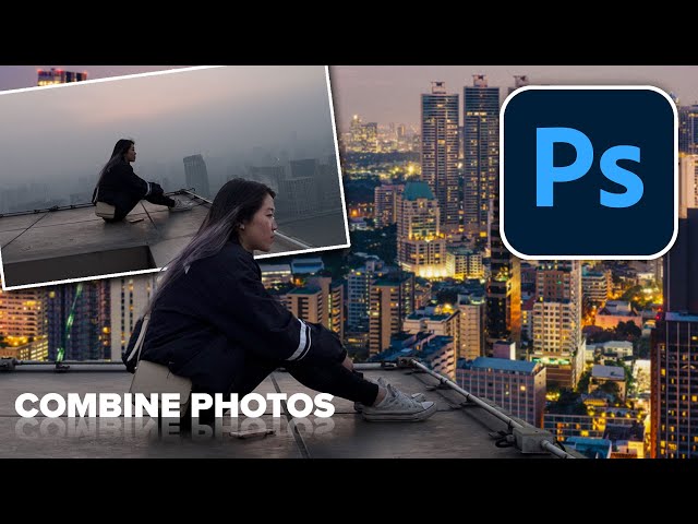 how to combine and blend photos in Photoshop