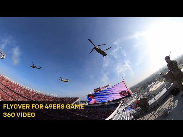 49ers flyover 360 video. 24 December 2022