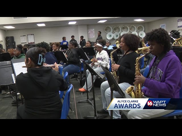 Alyce Clarke Award goes to Raymond HS band director