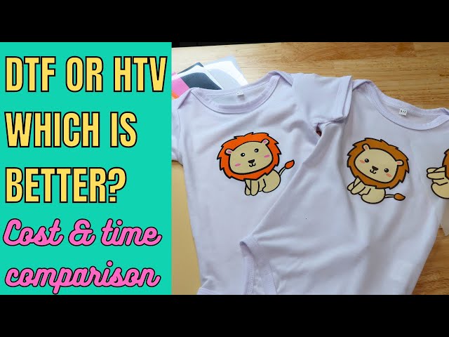 DTF or HTV? Which is better?! Direct to film transfers vs Heat Transfer Vinyl