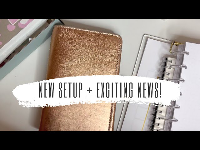 New Planner Setup + Exciting News! | Amazon, Planner Perfect + More!