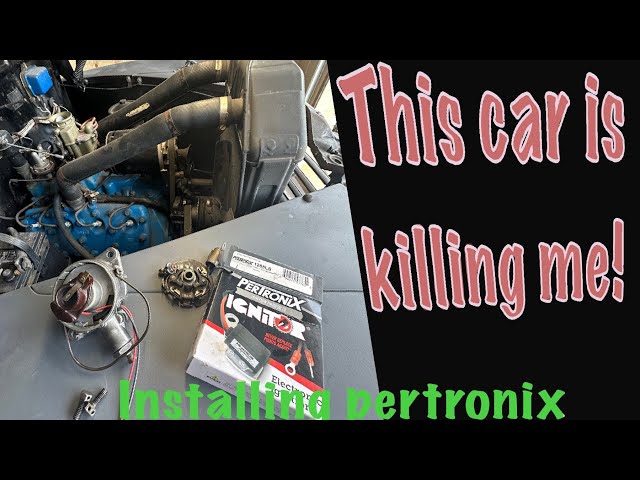 Hot to Install Pertronix electronic ignition on the 46 ford flathead. Will this stupid thing run!