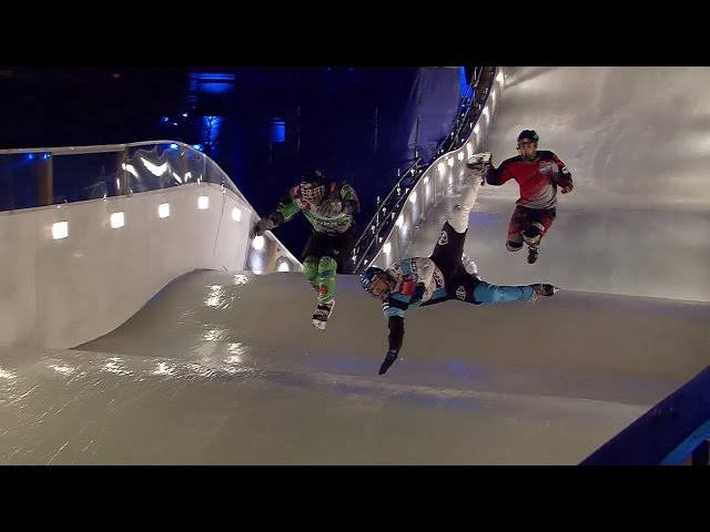 Best Ice Cross Crashes, Fails and Action - Crashed Ice