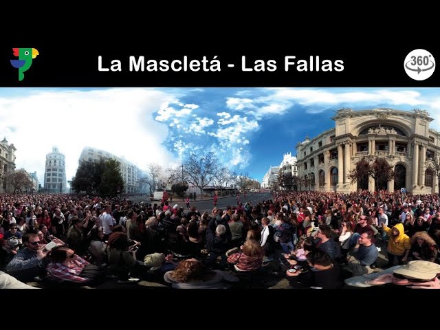 MASCLETA, FALLAS: WARNING, VERY LOUD!! (4k 360 VR)