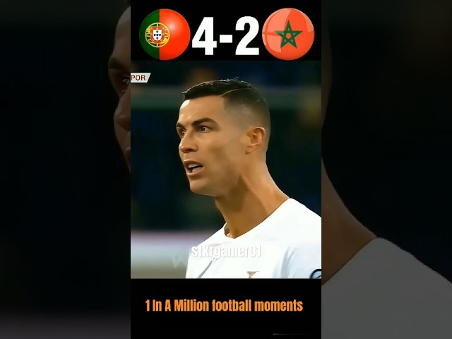 1 In A Million football moments | Portugal vs Morocco World Cup Semifinal 2026 Imaginary #football​